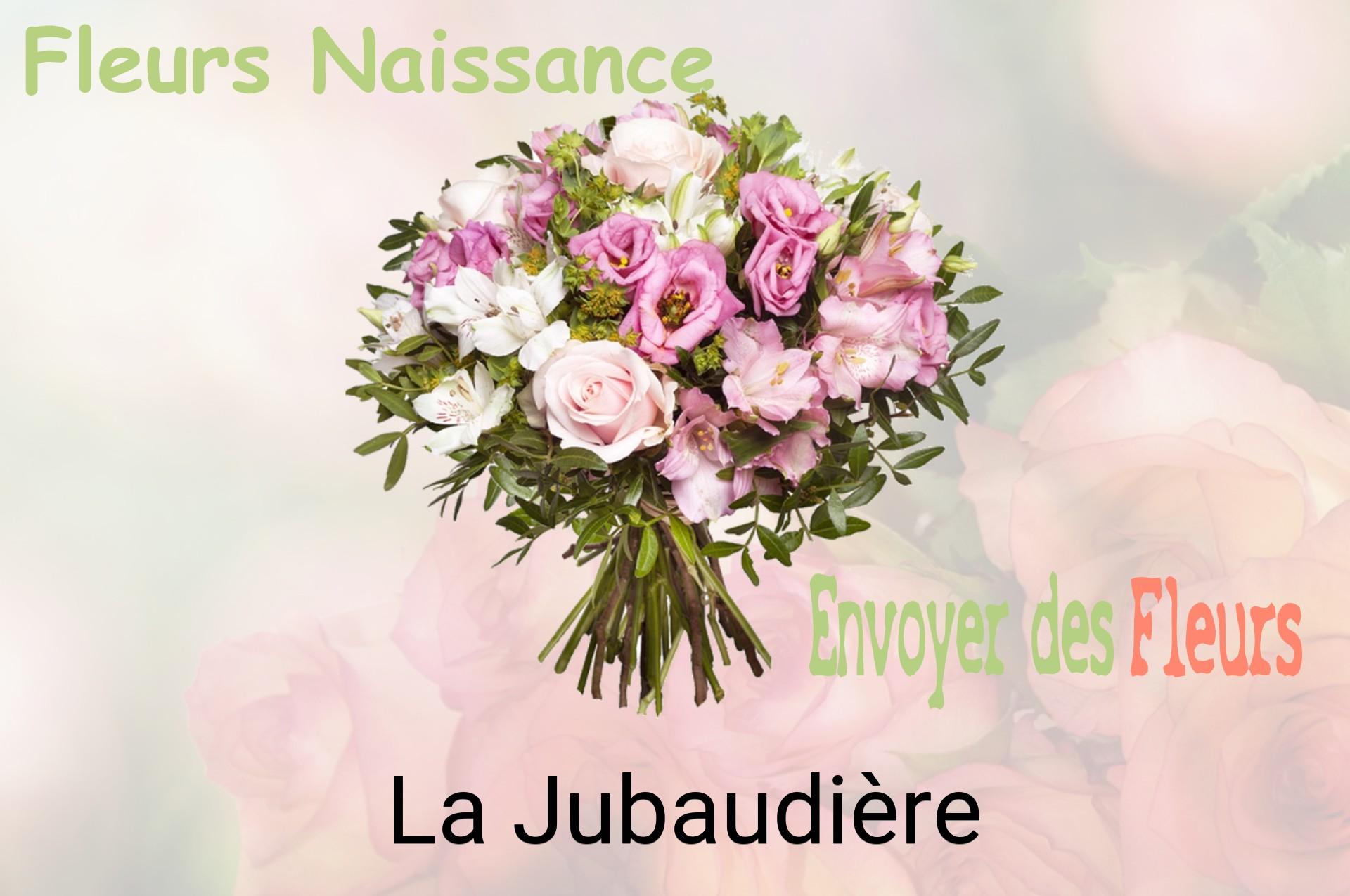 Bouquet de fleurs de naissance livré à La Jubaudière